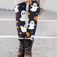 thumbnail image 2 of Trikvn Halloween Leggings for Women High Waisted Cute Ghost Pumpkin Star Print Yoga Pants Fall Spooky Tights Holiday Casual, 2 of 5