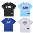 thumbnail image 2 of Camiseta holgada de manga corta con estampado de letras para hombre, para correr, al aire libre, baloncesto, gimnasio, verano, secado rápido, fitness, culturismo, 2023, 2 of 5