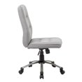 thumbnail image 4 of Boss Pretty Parsons Modern Armless Office Chair in Taupe, 4 of 6