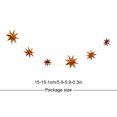 thumbnail image 4 of QualitChoice 1 Set Star Decorations Household Interesting Exquisite Stars Pendant Party Supply Craft Decoration Decor Props for Layout Golden 1Set, 4 of 6