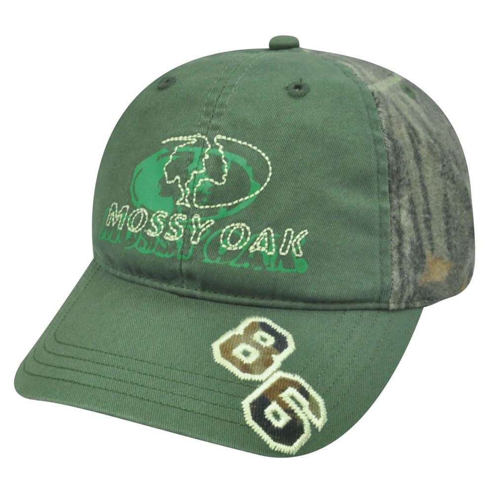 Mossy Oak Camo Hunter Green 86 Hat Cap Cotton