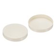 thumbnail image 1 of Unique Bargains Embouts de Tuyaux 114mm ID, 2 Pack Ronds pour Protection de Pipeline, Blanc, 1 of 4