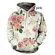 thumbnail image 3 of Sudadera con capucha de flores coloridas para hombre y mujer, sudadera con estampado 3D, sudaderas casuales para parejas, ropa para mujer, 3 of 5