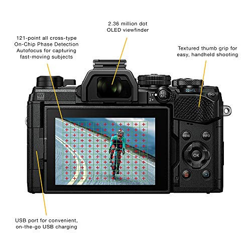 Olympus OM-D E-M5 Mark III - Digital camera - mirrorless - 20.4 MP - Four Thirds - 4K / 24 fps - body only - Wi-Fi, Bluetooth - black - image 3 of 5