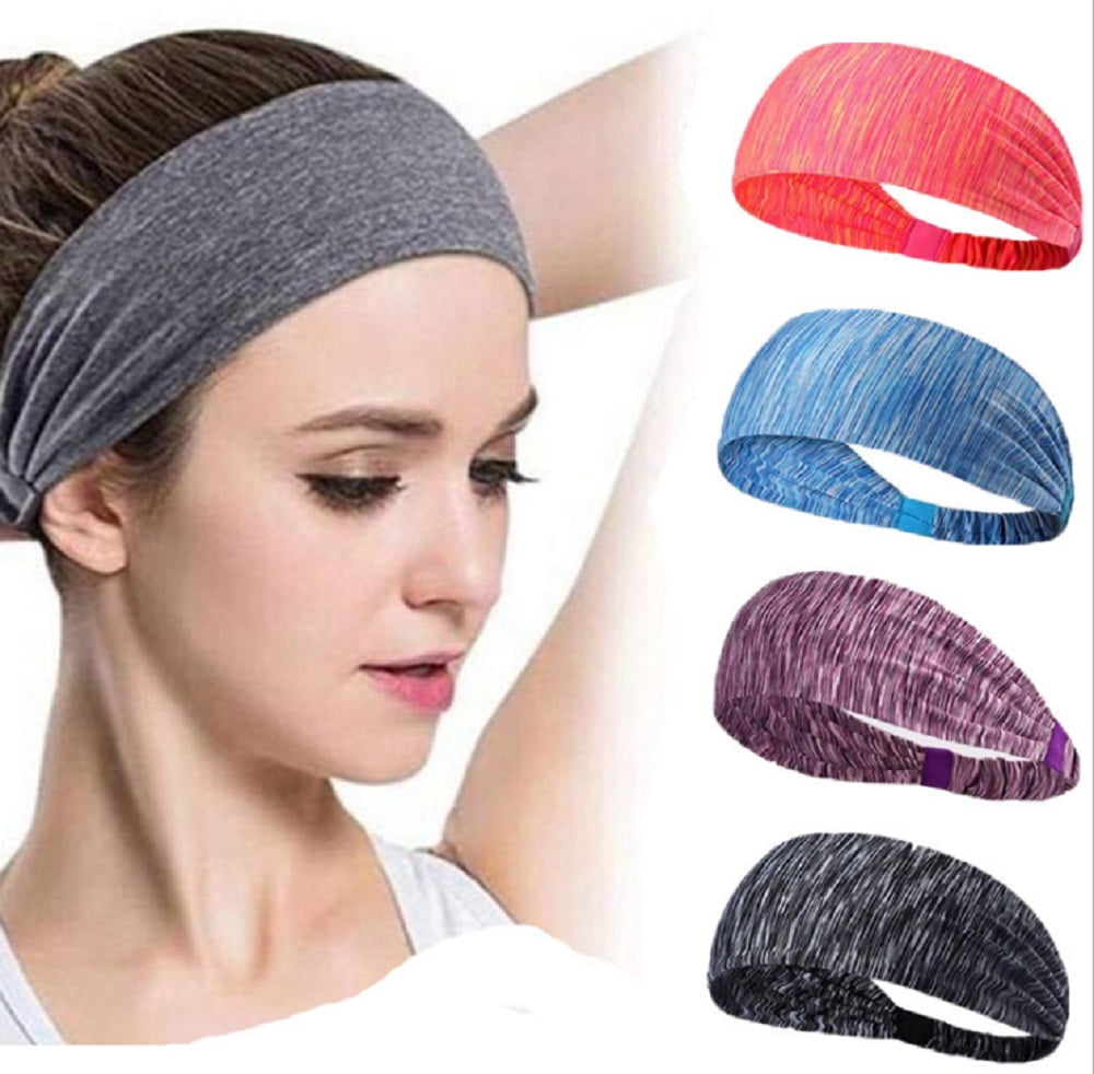Elastic Stretch Wide Headband Hairband Running Yoga Turban Women Soft Head Wrap