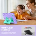thumbnail image 5 of Fintie Rugged Case for iPad (A16) 11th Generation 11 Inch (2025), iPad 10th Generation 10.9 Inch (2022) - Heavy Duty Shockproof Kid-Friendly Protective Cover, Built-in Kickstand, Purple/Green, 5 of 10