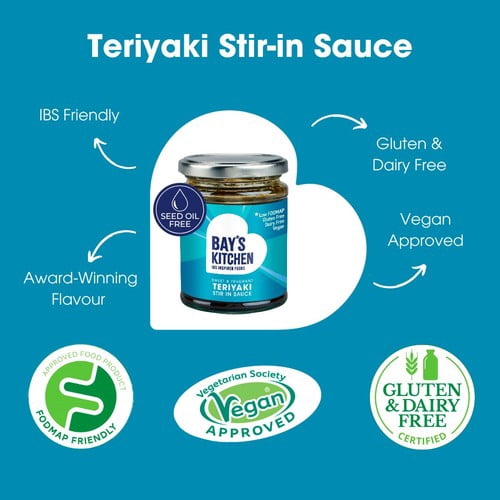 Bay's Kitchen Teriyaki Stir-in Sauce 260g, British Import (Pack of 2)