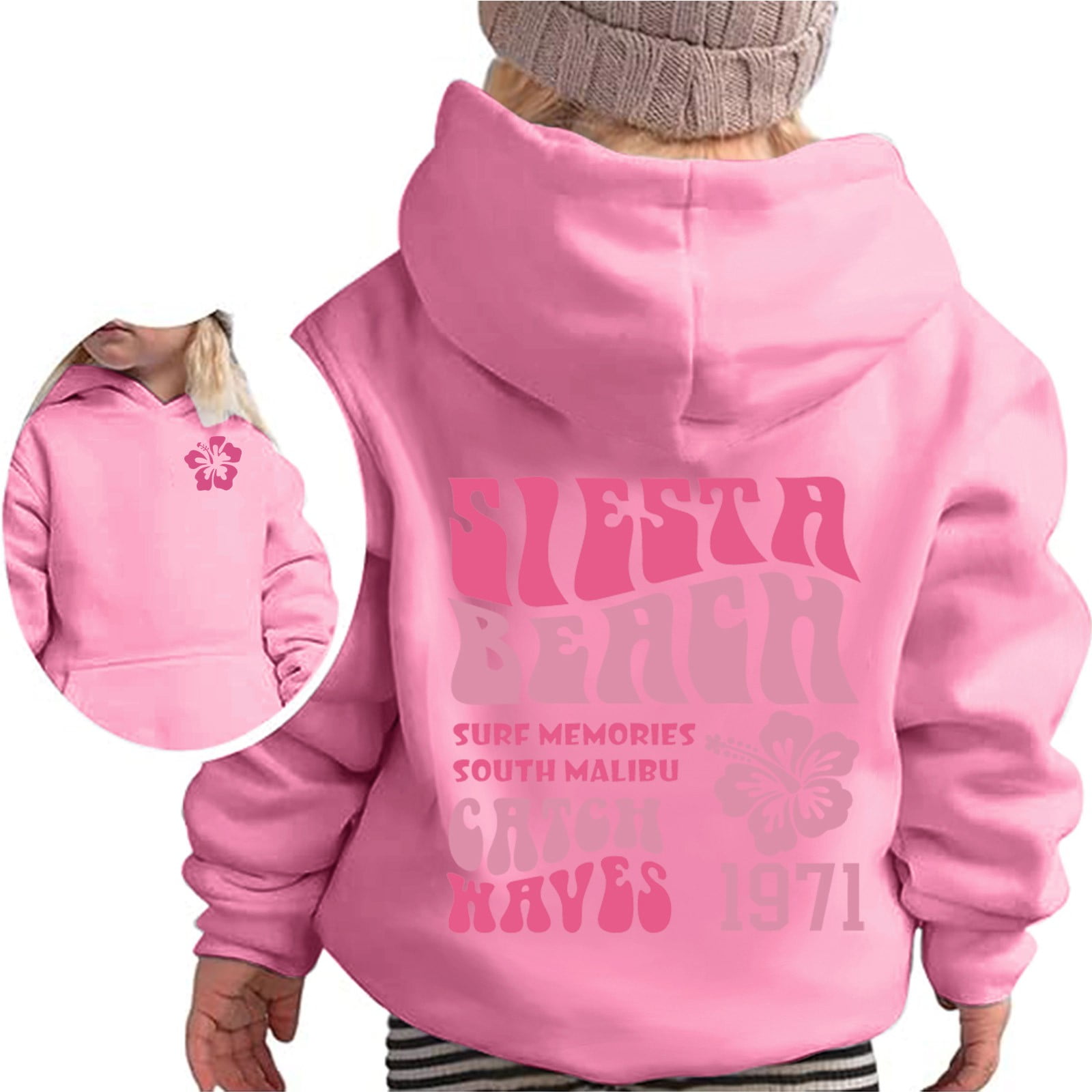 現品限り一斉値下げ! SKSloeg Kids Sleeve Long Girls Kids Preppy Hoodie Ppp Girls