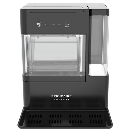 Frigidaire Gallery 38 lbs. Countertop Nugget Ice Maker, Portable Ice Machine with Removable Water Tank, Electronic Controls, Black