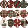 thumbnail image 3 of Papel para álbum de recortes con estampado navideño, 24 hojas, 30 x 30 cm, de Whaline, 3 of 7