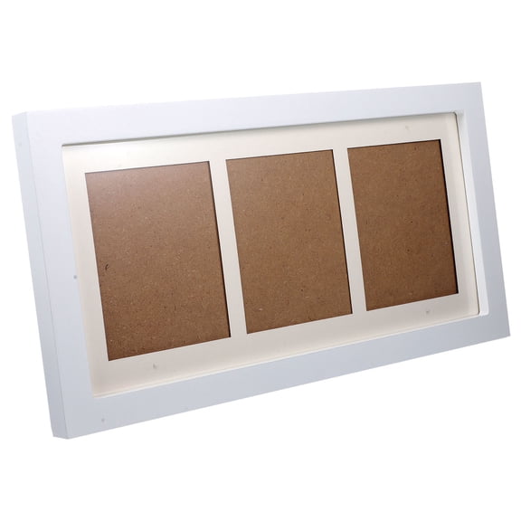 OUNONA Photo Frame Simple Desktop Display and Wall Mount Keepsake for Handprints Family Memories and Stylish Design