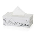 thumbnail image 2 of YBM Home Tissue Paper Box Made of White Elegant Marble Printing, 1205, 2 of 10
