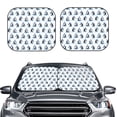 thumbnail image 2 of Saiise Skiing Penguin Funny for Foldable Car Sun Shades (2-Pack) Offer Sun Protection with an Easy-fold Design for Convenient Windshield Shading-Large, 2 of 6