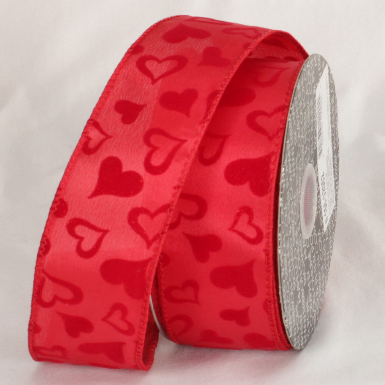 4 Rolls of Valentine's Day Red and White 2.5 and 1.5 Wired Ribbon 4 Rolls of Valentine's Day Red and White 2.5 and 1.5 Wired Ribbon