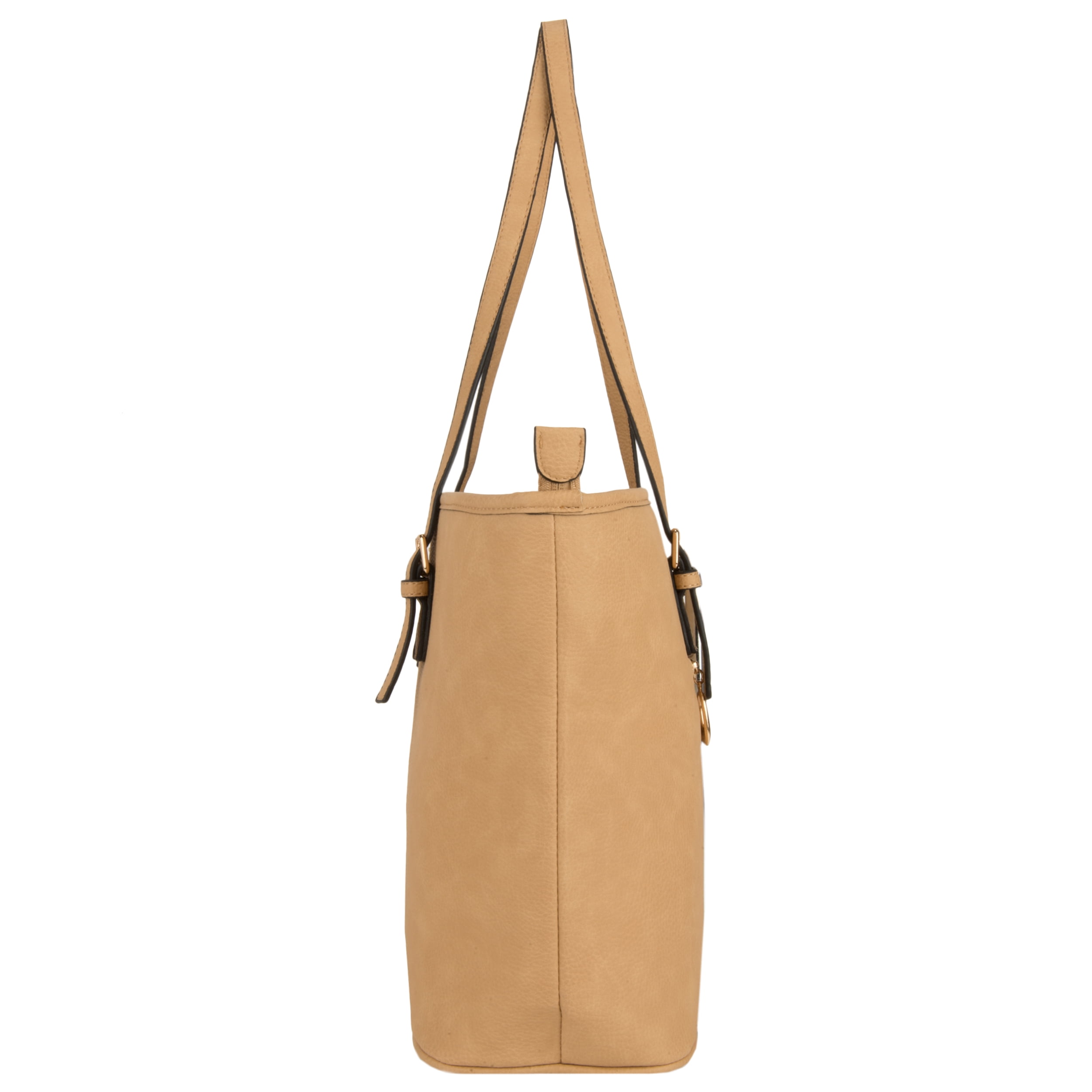 Gwen Women's Vegan Leather Studded Tote Bag with Adjustable Handles / Shoulder Straps