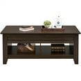 thumbnail image 5 of Alden Design 47.5" Lift Top Coffee Table with 2 Storage Compartments for Livingroom, Espresso, 5 of 11