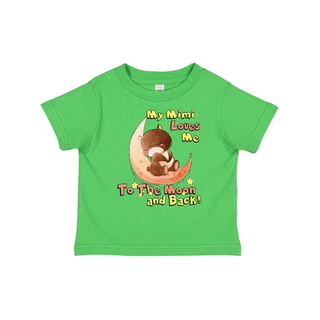 

Inktastic My Mimi Loves Me to the Moon and Back Gift Toddler Boy or Toddler Girl T-Shirt