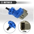 thumbnail image 4 of Unique Bargains Brake Light Switch, Stop Light Switch Sensor, for Ford Expedition 2007-2014, Plastic, 8T4T-9G854-AA, Blue, 4 of 7