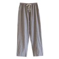 thumbnail image 3 of Asxite Mens Pajama Pants Solid Striped Casual Home Long Sleep Pants, 3 of 4
