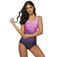 thumbnail image 4 of Women One Piece Swimsuit with Detachable Padded Cups X Back Swimming Suit, 4 of 7