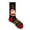 Black, variant on Arlun 1 Pair Funny Christmas Socks for Women Xmas Holiday Santa Pattern Medium Tube Socks 2025 Cute Graphic Novelty Soft Non Mid-Calf Socks Red One Size