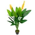 thumbnail image 4 of Northlight Artificial Bird of Paradise Plant in a Black Pot - 50", 4 of 9