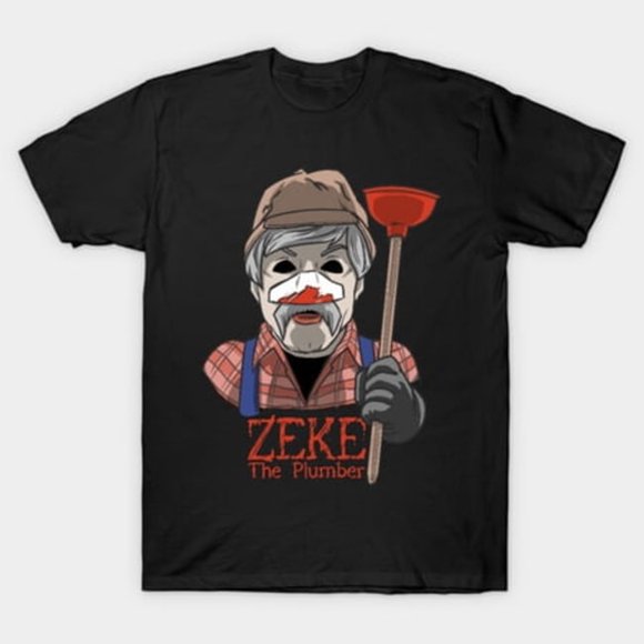 Zeke The Plumber Salute Your Shorts 90s Nick Horror Humor Unisex T-Shirt, sizes up to 3XL