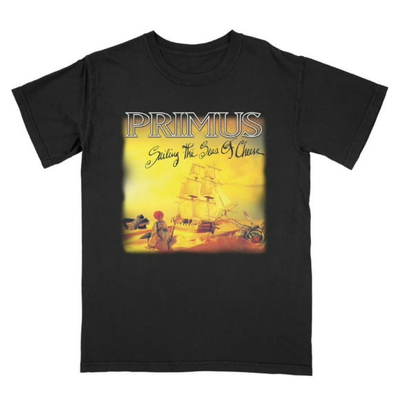 Primus Men's Sea of Cheese Logo T-Shirt Large | Officially Licensed