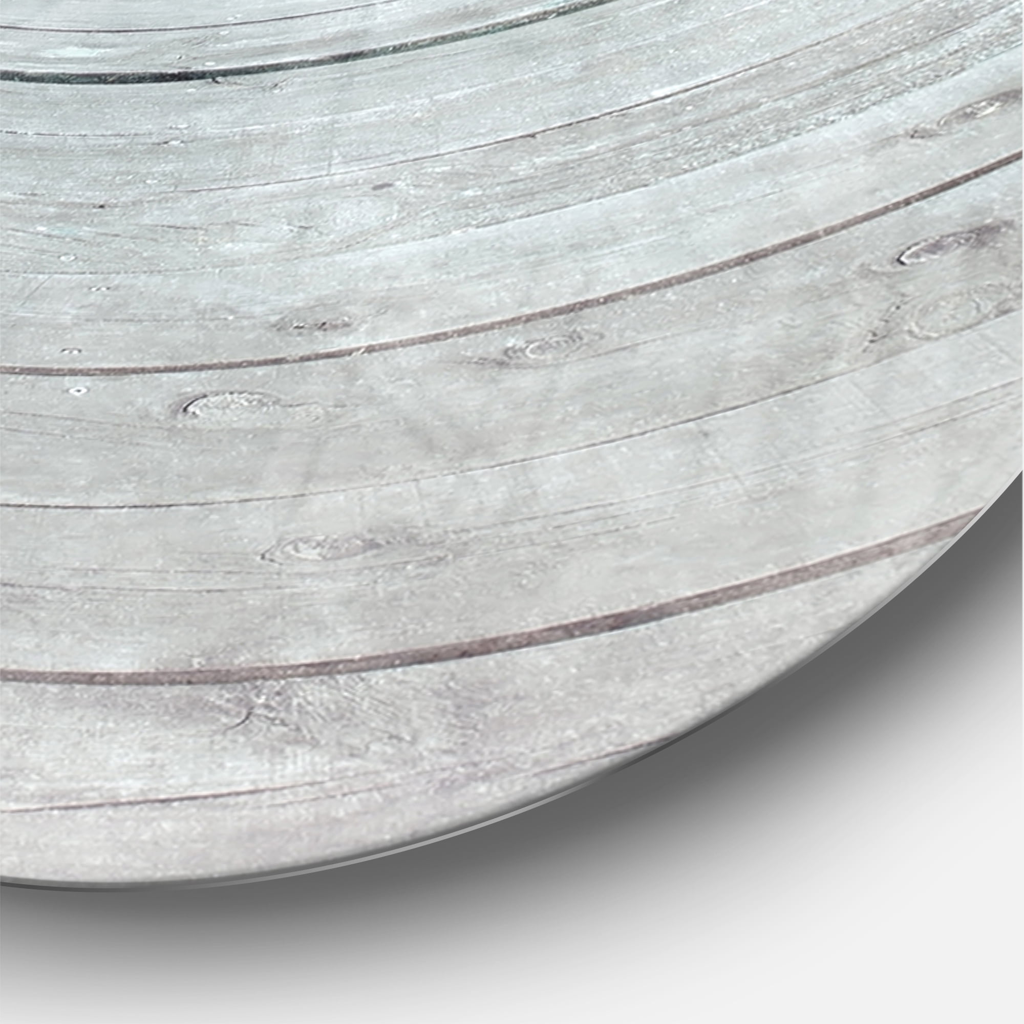 Designart 'Wooden Pier in Cloudy Mood ' Modern wall clock