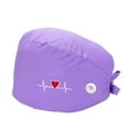 thumbnail image 1 of Operating Hats Nurses Gourd-shaped Long-time Service Pure Color Dull Polish Assorted Colors Buttons Christmas Day Bouffant Caps 10, 1 of 9