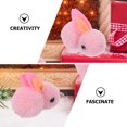 thumbnail image 2 of Miangastore 12Pcs Christmas Rabbit Doll Tiny Plush Bunny Decorative Plush Rabbit Doll Christmas Tree Decors, 2 of 8