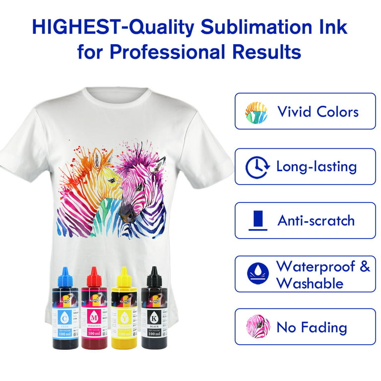 Bundle A-SUB Sublimation Paper 13x19 125g + Sublimation Ink Inkjet