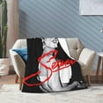 thumbnail image 6 of Selena Quintanilla Throw Flannel Blankets Soft Blanket for Sofa Bed Office Camp Couch Beach Car Decoration Air Conditioning Blanket for All Seasons 50"x40", 6 of 7