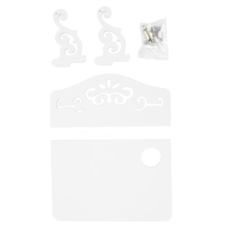 Niceauty 1Pc White Wall Mount Router Storage Rack Strong Holder for Home