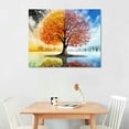 thumbnail image 2 of PRATYUS Fall Decor Tree of Life Canvas Wall Art Picture 20x16in for Living Room Bedroom 20x16in, 2 of 3