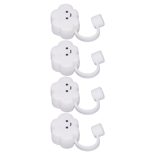 Cubiertas para pajitas, cubiertas para pajitas, cubiertas decorativas para pajitas a prueba de polvo, tapas para pajitas, materiales ecológicos