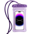 thumbnail image 2 of Waterproof Phone Pouch for 7 Inch Phone, IPX8 Floating Dry Bag with Lanyard, Universal Waterproof Case for /Samsung, Beach Kayak Swimming Boating Cruise Travel Essentials (1/2Pack), 2 of 6