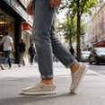 thumbnail image 5 of Men's Canvas Slip-On Shoes with Soft Sole, Comfortable Casual Skate Sneakers, Lightweight Breathable Footwear for Everyday, Travel, and Street Style, 5 of 10