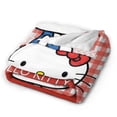 thumbnail image 3 of Hello Kitty Blanket, Super Soft Throw Blanket, Cozy Flannel Blankets For Boys Girls, Warm Blankets For Couch Sofa Bed, 80"X60", 3 of 9