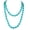 Teardrop, variant on Long Turquoise Beaded Strand Necklace Endless Round Beads Multi Layer Heart Yoga Meditation Prayer Handmade Gemstone for Women Healing Aesthetic Jewelry