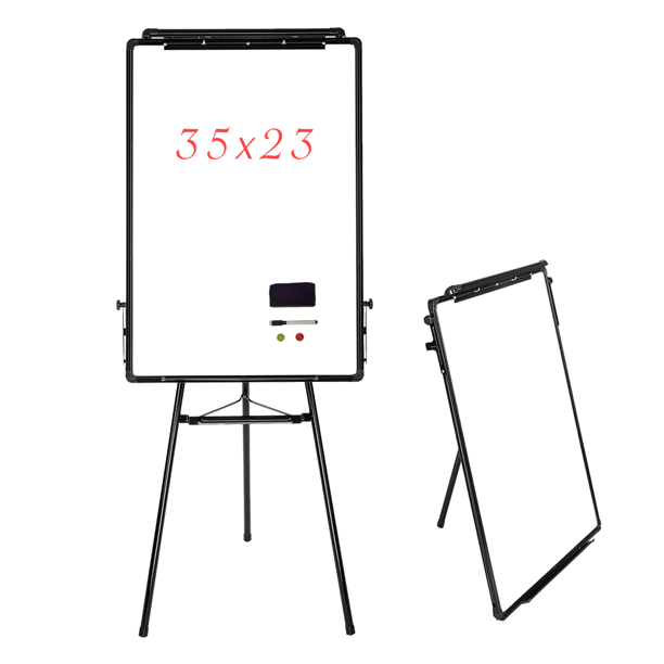 Ktaxon 23"x35" Whiteboard Dry Erase Board Tripod Stand Black