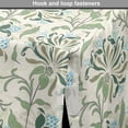thumbnail image 4 of Green Dog Crate Cover, Pastel Colored Floral Ornaments Soft Petals Leaves Vintage Garden Botany, Easy to Use Pet Kennel Cover for Medium Large Dogs, 35" x 23" x 27", Multicolor, by Ambesonne, 4 of 6