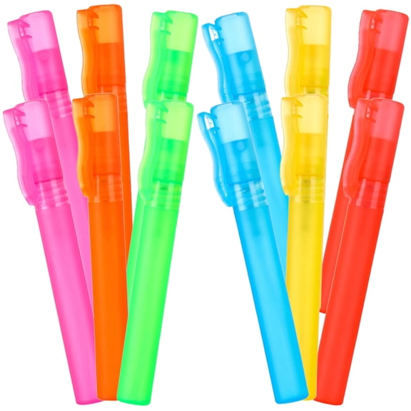 WHAMVOX  12 Pcs Spray Bottles Reusable Perfume Pen Sample Atomizers Jar