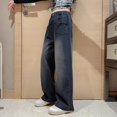 thumbnail image 5 of KVPLBQFD Y2K Baggy Jeans for Girls Vintage 90s Boyfriend Style Denim Pants Kids Unique Pockets Design High Waist Jean Kid Casual Loose Fit Cltothes, 5 of 9