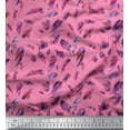 thumbnail image 1 of Soimoi Poly Georgette Fabric Brush Stroke Abstract Print Fabric by Yard 42 Inch Wide, 1 of 3