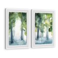 thumbnail image 2 of Marmont Hill Through the Haze II Diptych by Christine Lindstrom, 2 of 5