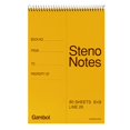 thumbnail image 3 of Hexang Steno Pads Top Binding Ruled White Paper Natural Board Cover Notebooks Ideal For School Home, 3 of 7