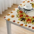 thumbnail image 5 of HAOXIT Fall Square - Leaf Table Cloth Colorful Fallen Circle s Thanksgiving Holiday Table Covers for Home Kitchen Patio 36*36, 5 of 8