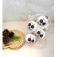 thumbnail image 6 of Halloween Tree Ornaments - 67mm/2.625" Decorated Glass Balls from Christmas by Krebs - Handmade Seamless Hanging Holiday Decorations for Trees - Set of 4 (Shiny Porcelain White with Day of the Dead), 6 of 7