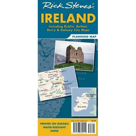 Rick Steves Ireland Planning Map: 9781598804010 (Best Time To Visit Ireland Rick Steves)